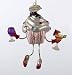 Candy Fantasy Little Miss Cocktail Cupcake Christmas Ornament 5