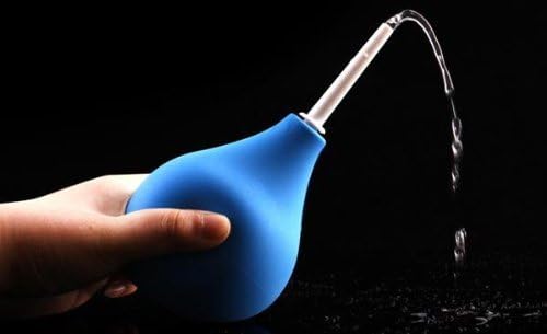 OHIME®uperior Rectal Unique Flexible Pipe Cleansing Tool Intestinal Cleaner Cleanstream Enema Bulb Syringe Vagina Douche Sex Tools Personal Cleansing Douche Bulb with Thin Tip