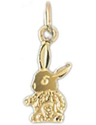 CleverEves 14K Gold Charm Rabbit 0.4 - Gram(s)