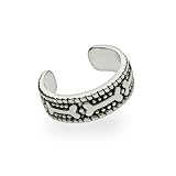 Eve's Addiction Bali Style Sterling Silver Toe Ring