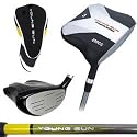 Young Gun Golf Square Junior 3 Wood RIGHT HAND, Yellow - Ages 3-5