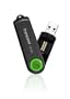 Transcend JetFlash 220 - 16 GB Biometric USB 2.0 Flash Drive TS16GJF220 (Lime Green)