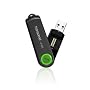 Transcend JetFlash 220 - 16 GB Biometric USB 2.0 Flash Drive TS16GJF220 (Lime Green)