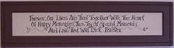 Large Framed Verse - Forever