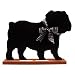 Bulldog Breed Chalkboard : Size WALL