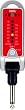 Korg Pitchjack Plug-In Gutar and Bass Tuner, Red