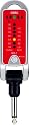 Korg GB1RD Pitchjack Plug-in Chromatic Tuner for Guitar and Bass Red