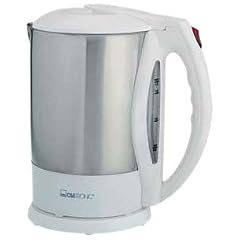 Clatronic WKS 2882 kabelloser Wasserkocher wei�-inox 1,5L