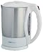 Küche & Haushalt : Clatronic WKS 2882 kabelloser Wasserkocher wei&szlig;-inox 1,5L