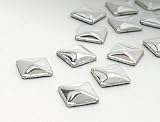 Produkt-Bild: Hotfix- Aluminium-Nieten von Unique Quadrat 3x3mm (Silber), RESTPOSTEN, 500 St&uuml;ck