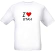 I LOVE UTAH - State-series - White T-shirt