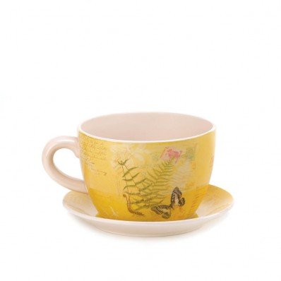 Butterfly Teacup Planter