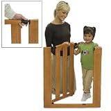 Easy Open & Lock Gate - Natural Wood