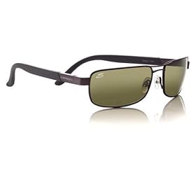 Serengeti Paolo Sunglasses (Satin Medium Gun, 555nm Polarized)