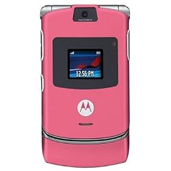 Motorola RAZR V3 Unlocked Phone with Camera, Video Player--International Version with No Warranty (Satin Pink)