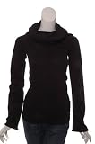 KRELWEAR Black Oversized Turtleneck Top