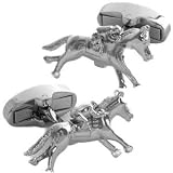 Race Horse Cufflinks - Horse Racing