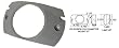 Truck-Lite Gray Branch Deflector Mounts For 2-1/2'' Lamps 10725
