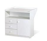 Pinolino 130002 - Wickelkommode Erik, Dekor weiss
