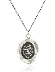 Pyrrha "talisman" Sterling Silver Brave In Difficulties Necklace