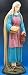 33 inch Outdoor Nativity Standing Shepherdess