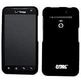 EMPIRE Black Rubberized Hard Case Cover for Verizon LG Revolution VS910
