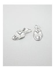 Flip Flop Charm In 92.5 Sterling Silver