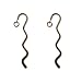 Gun Metal Squiggle Bookmark - Fun Craft Beading Project 3.35 Inches (2)
