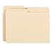 Smead Folder, Letter Size, 11 Point, 1/2 Cut Tab, Manila, 100 Per Box (10320)