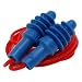 Airsoft Blue Reusable Earplugs With Cord Pair