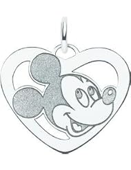 Sterling Silver Disney Mickey Mouse Heart Charm Jewelry