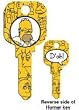 The Simpsons Homer Springfield Kwikset KW House Key