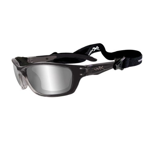 Wiley X Brick Sunglasses, Silver Flash, Crystal Metallic On Sale