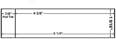 Neopost Single Tape Strips