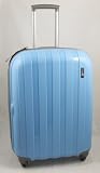 Luggage X – 56cm (22″) Hard Sided Light Blue Polypropylene Lightweight Trolley Suitcase – NEXT DAY DELIVERY*
