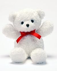 10" White Kuddles Bear