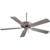 Minka-Aire Fans F546-BS 42 Contractor Traditional Indoor Brushed Nickel Ceiling Fan