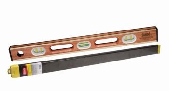 Sands Level 24-inch Brass Bound Mahogany Level w/Case
