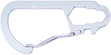 NikaGrace Personalized Laser Engraving on This Titanium Tool Fast Hang Carabiner 8-12 Wrench Ruler Mouth of Bicycle Steel Wire