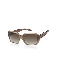 Burberry Ladies 4083 Beige Frame Brown Gradient Lens Plastic Sunglasses by Burberry