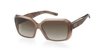 Click here to buy Burberry Ladies 4083 Beige Frame Brown Gradient Lens Plastic Sunglasses by Burberry.