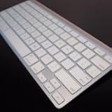 IMAGE OF Topcase Transparent Blue Silicone Cover Skin for Apple Wireless Keyboard with Topcase® Mouse Pad