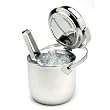 Norpro 18/10 Stainless Steel Ice Bucket W/ Tongs NEW