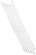 GB Electrical 14-Inch Cable Ties, Natural, 100-Pack #46-315