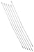 GB Electrical 14-Inch Cable Ties, Natural, 100-Pack #46-315