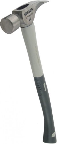 Stiletto Ti14SC-P16 Ti 14 Smooth Face Hammer with a Curved 16 Poly-Fiberglass Handle with an AirGrip