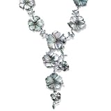 Mother-of-Pearl Sterling Silver Necklace 18
