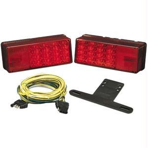 Wesbar Low Profile 3x8 LED Trailer Light Kit, Over 80-Inch by