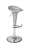 Fauteuil bar pivotant en plastique, pied m&eacute;tal. FAU102G