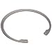 Tapered Section Standard Internal Retaining Ring, Axially Assembled, DIN 1.4122 Stainless Steel, Metric, 18mm Bore Diameter, 1mm Thick, Made In US, Pack of 5
